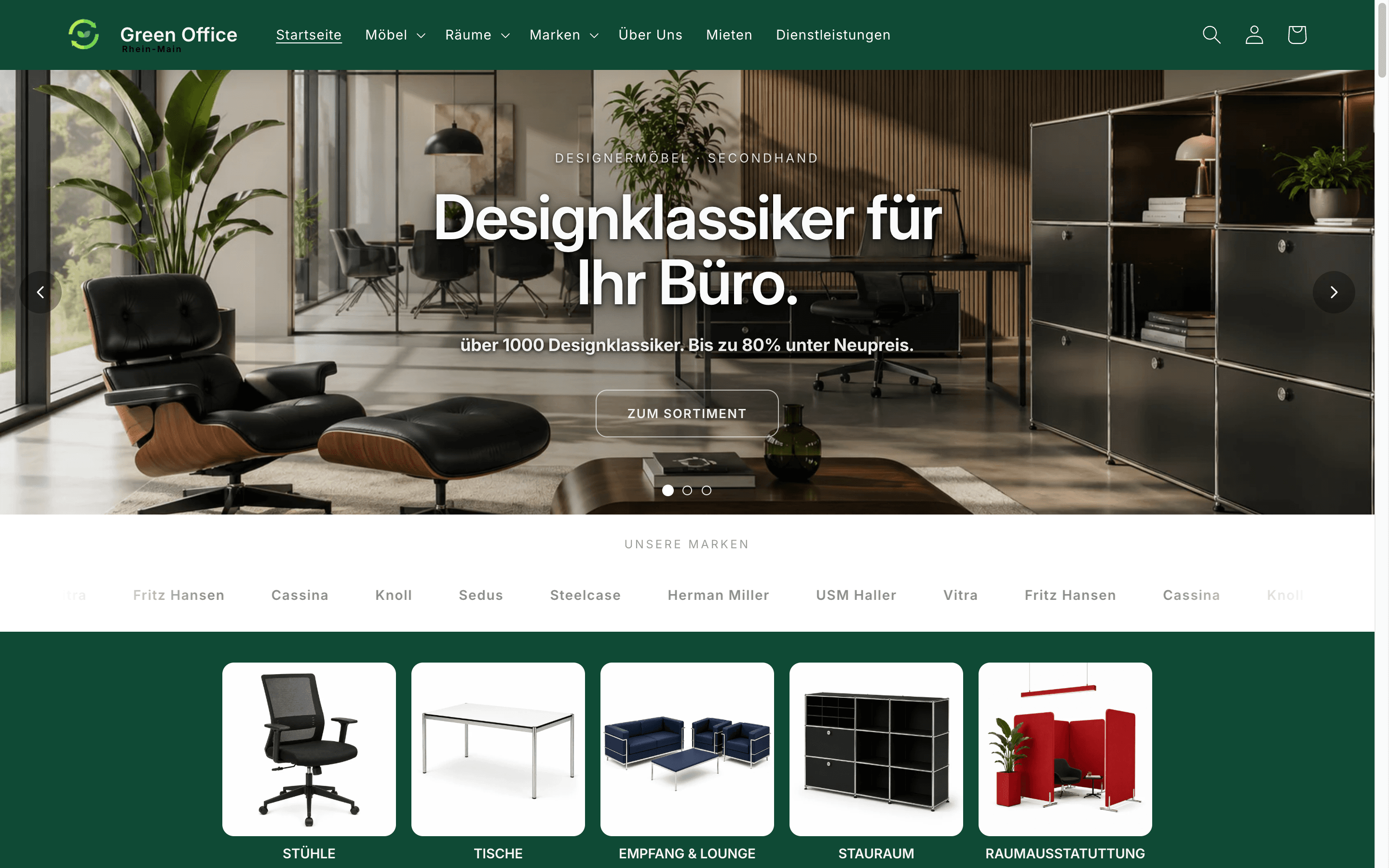 Screenshot von Green Office